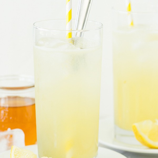 Refreshing Gin Rickey With Honey And Lemon