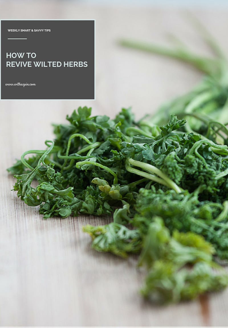 How to Revive Wilted Salad Greens and Herbs - Culinary Ginger