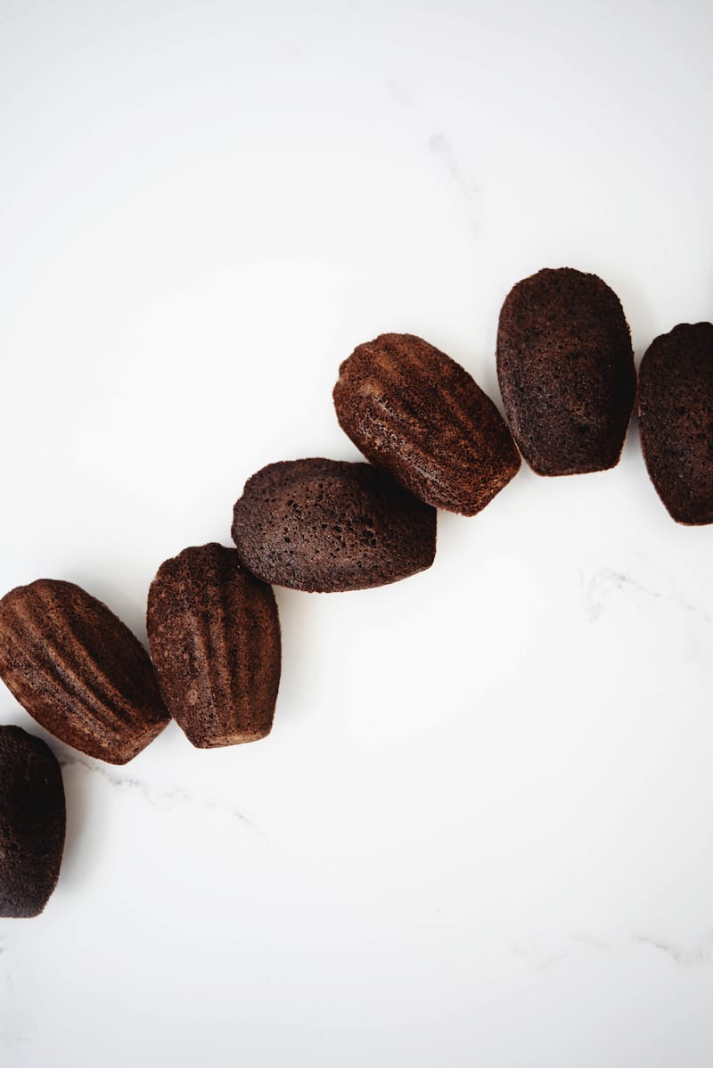 Chocolate Mocha Madeleines