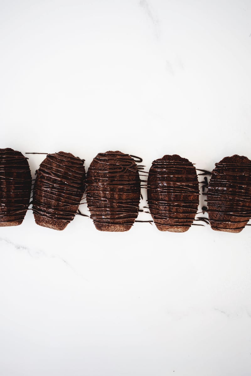 Chocolate Mocha Madeleines