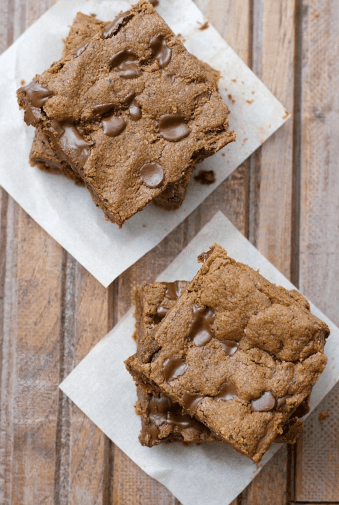 Chocolate Espresso Almond Butter Bars