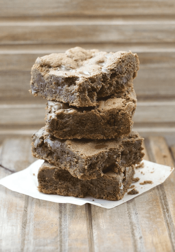 Chocolate Espresso Almond Butter Bars