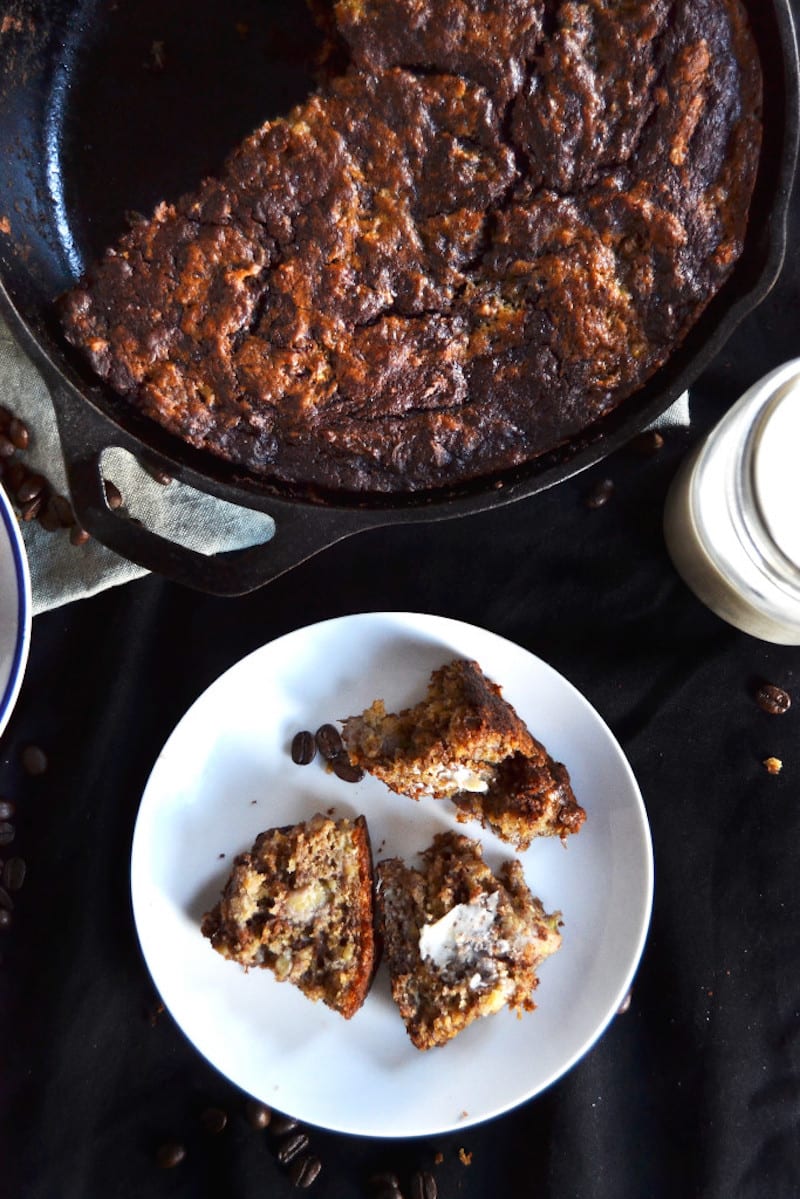 Skillet Chocolate Espresso Banana Bread2