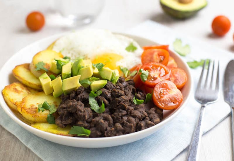 Chipotle Black Bean Breakfast Bowl