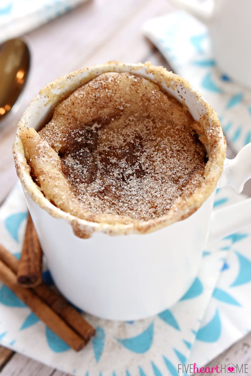 Five Favorite Mug Cakes in Minutes