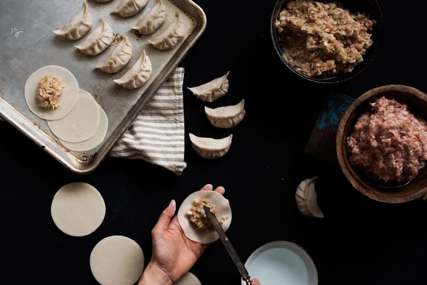 Taiwan-Style Potstickers