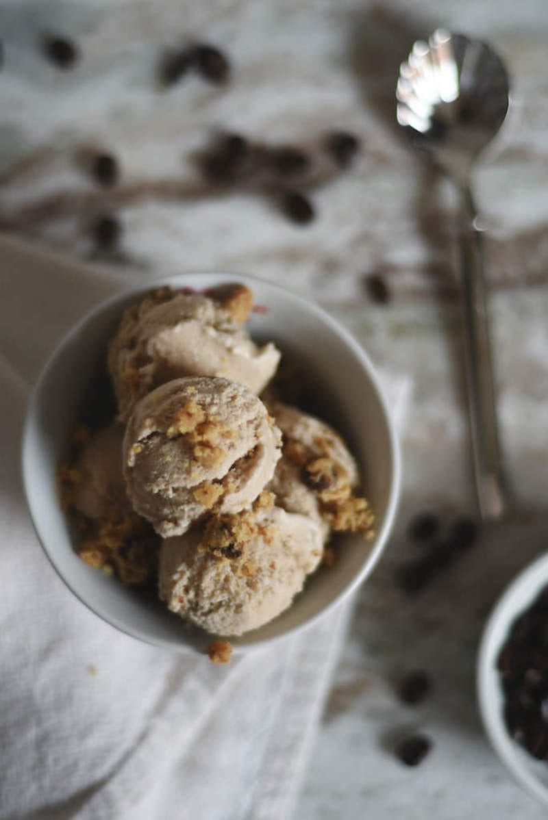 Vegan and Gluten Free Cookie Dough and Coffee Ice Cream2