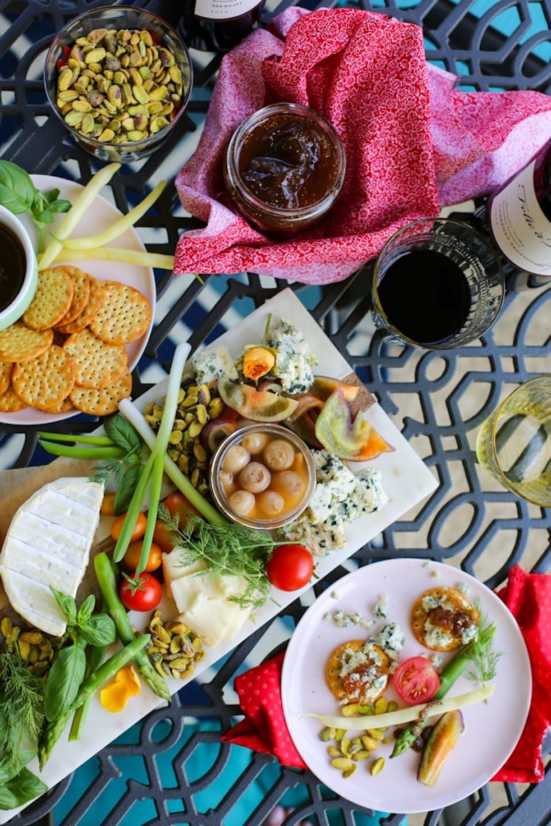 How to Make Fresh Spring Cheese Board