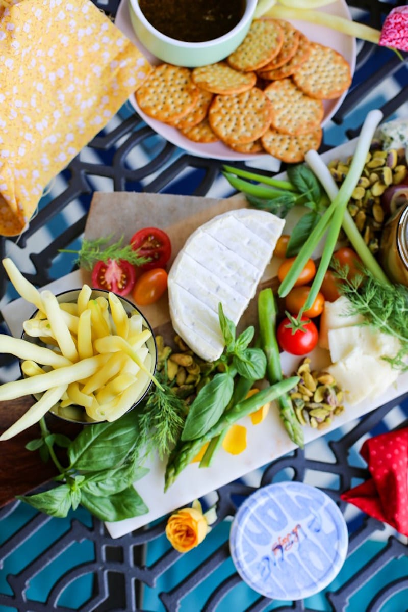 How to Make Fresh Spring Cheese Board