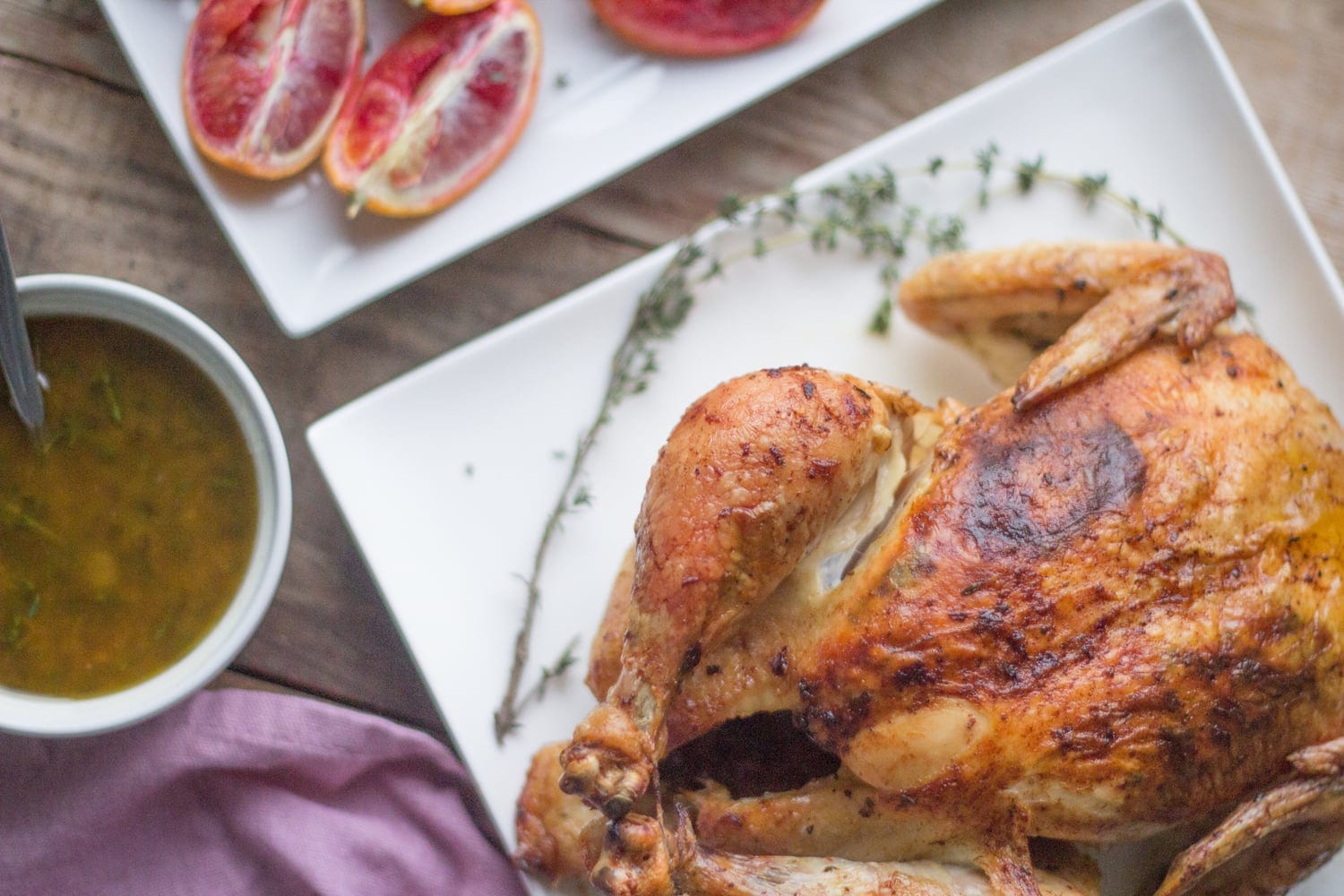 Blood Orange Roast Chicken