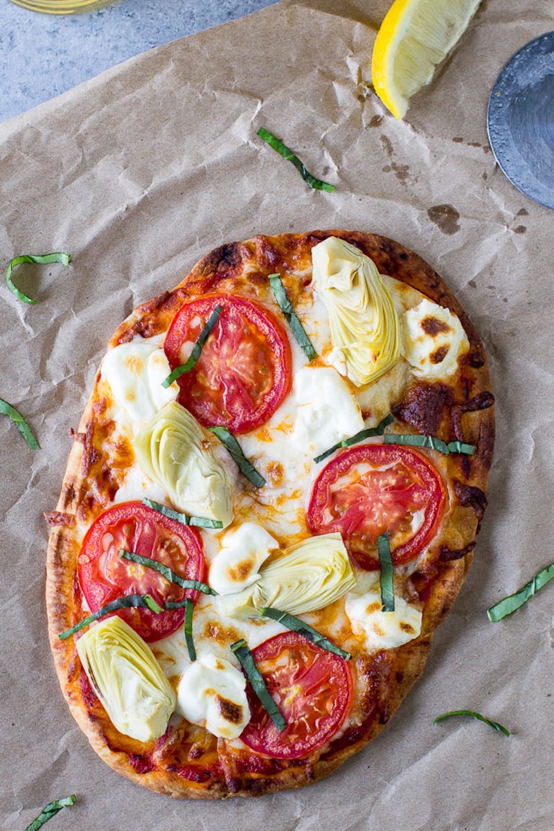 Artichoke Flatbread Pizza