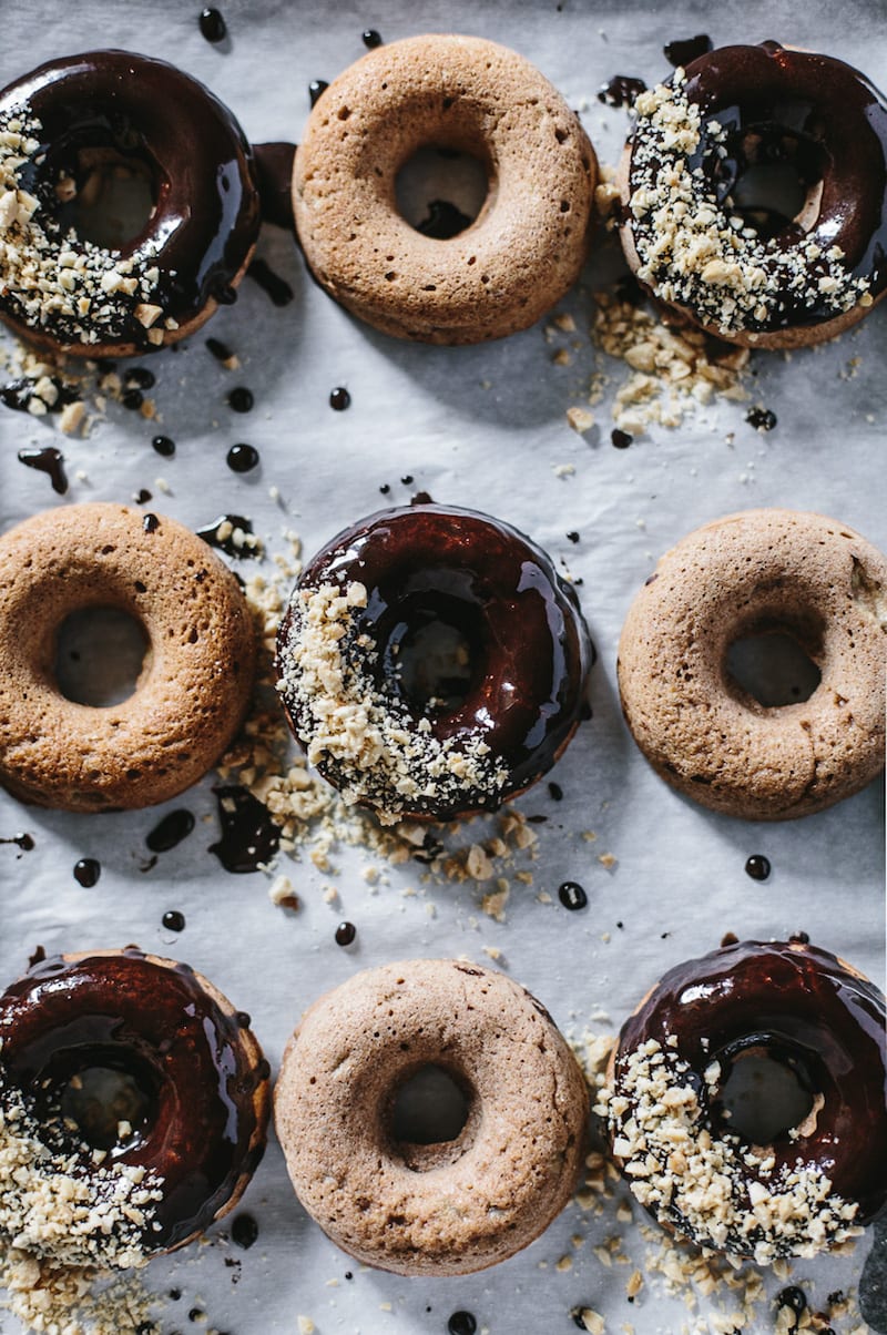 Glazed Banana Bread Donuts