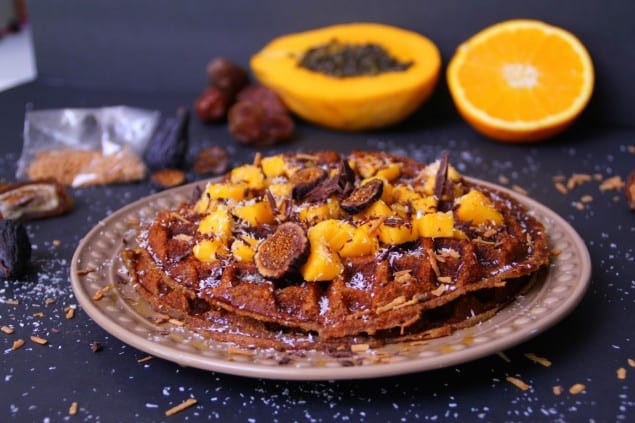 Grain Free - Paleo Waffles with Coconut Flour 2