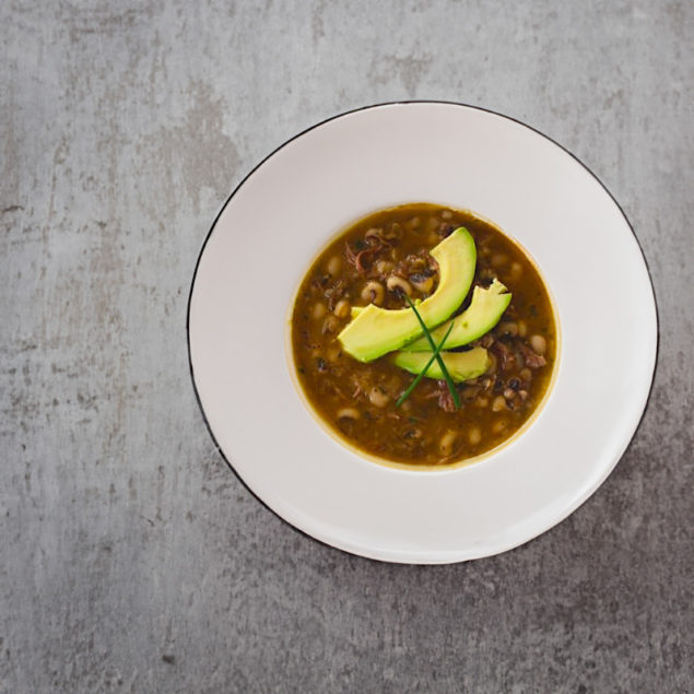 Ham Bone Soup with Black Eyed Peas