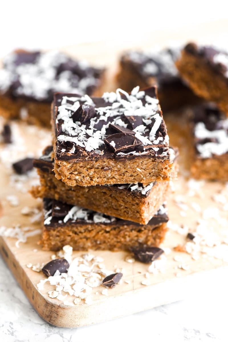 Dark Chocolate Coconut Bars