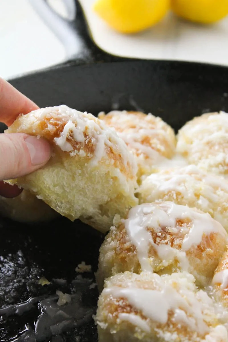 Sweet Lemon Pull-Apart Bread