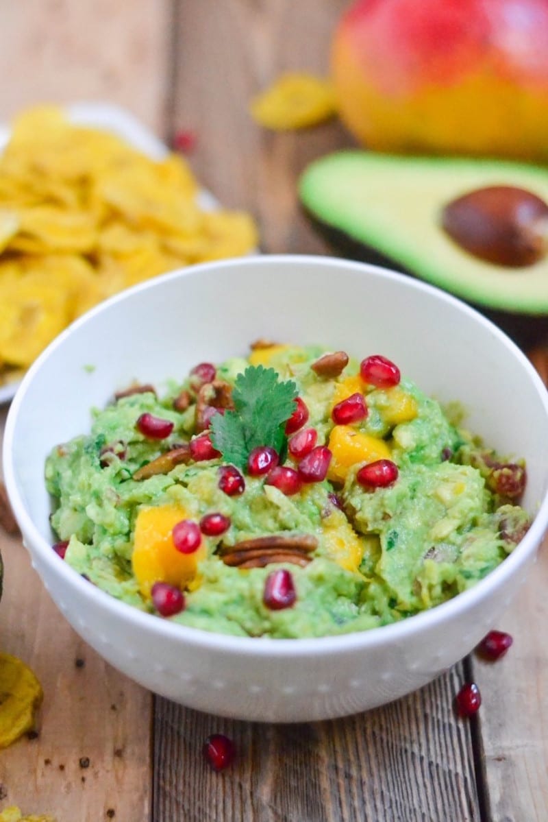 Mango and Pomegranate Guacamole