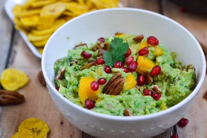 Mango and Pomegranate Guacamole