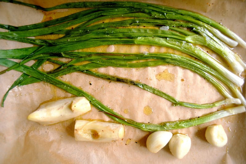 Pesto Pasta with Scallions, Ginger and Asparagus4