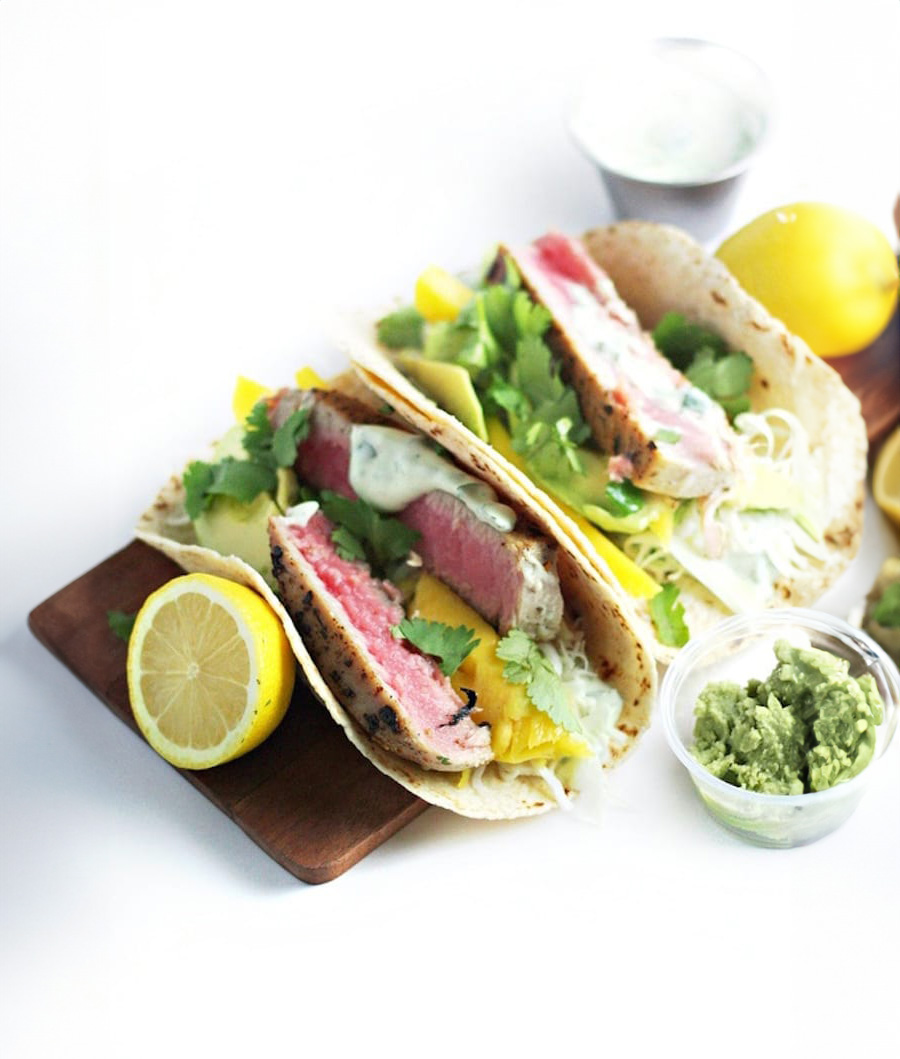 Seared Tuna Tacos Recipe