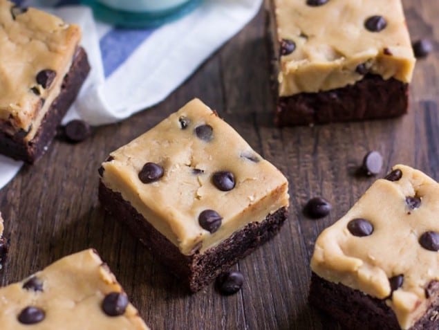 Cookie Dough Brownies