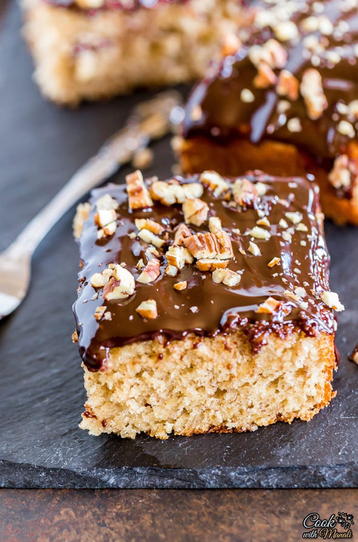 Chocolate Ganache Banana Cake