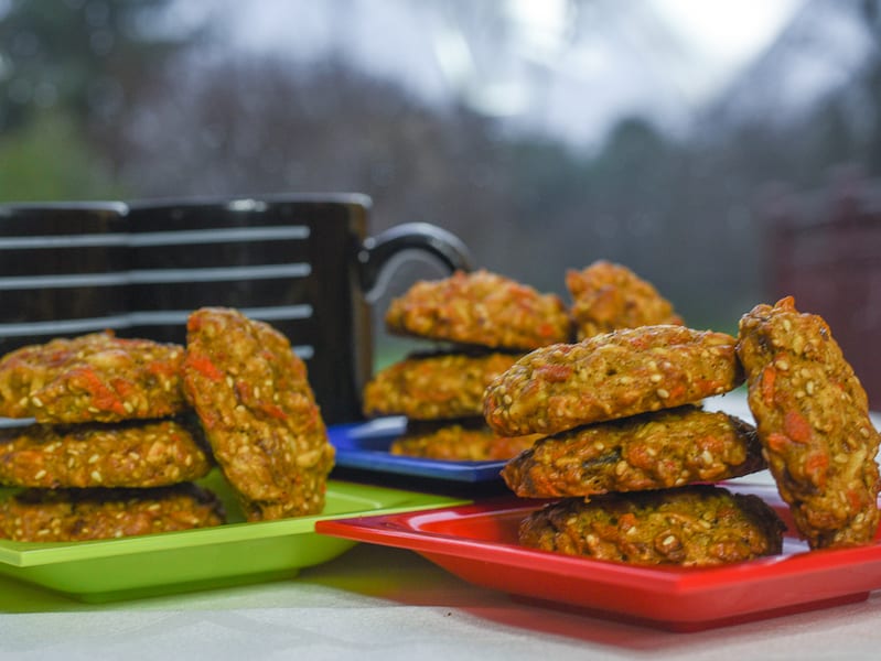 Carrot, Date, and Almond Breakfast Cookies