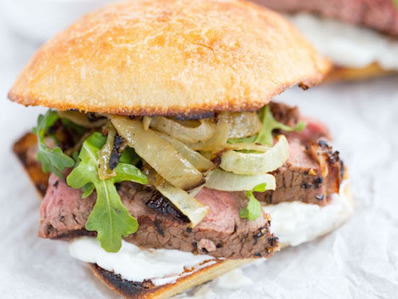 Horseradish and Grilled Steak Sandwich
