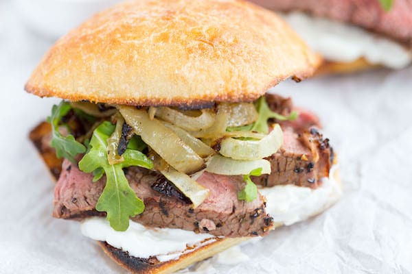 Horseradish and Grilled Steak Sandwich