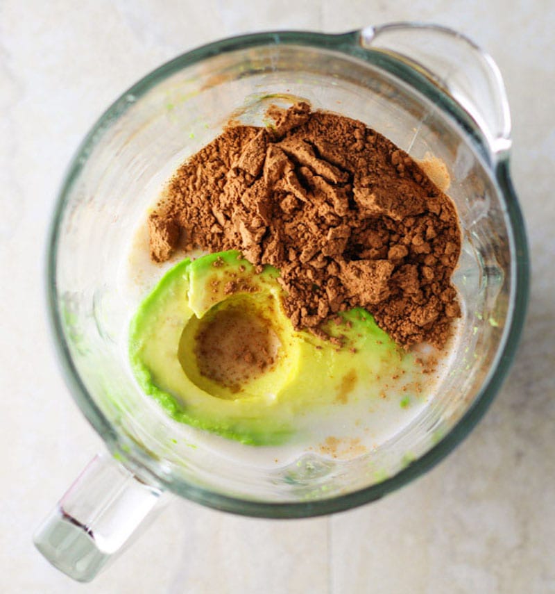 Raw Cacao and Avocado Smoothie