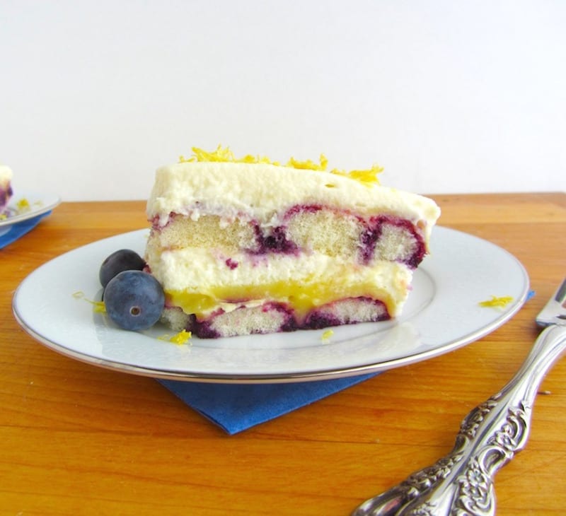 Lemon Blueberry Tiramisu