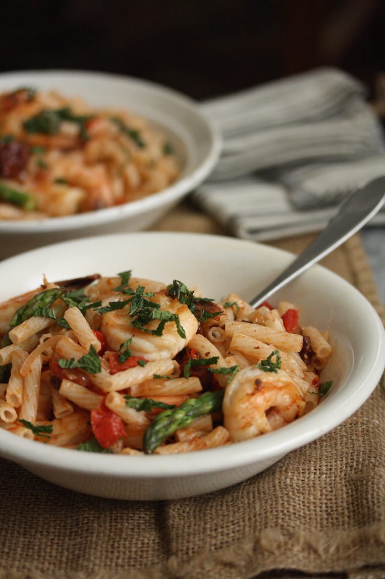 Grill Like an Italian with Colavita: Spicy Grilled Shrimp Pasta