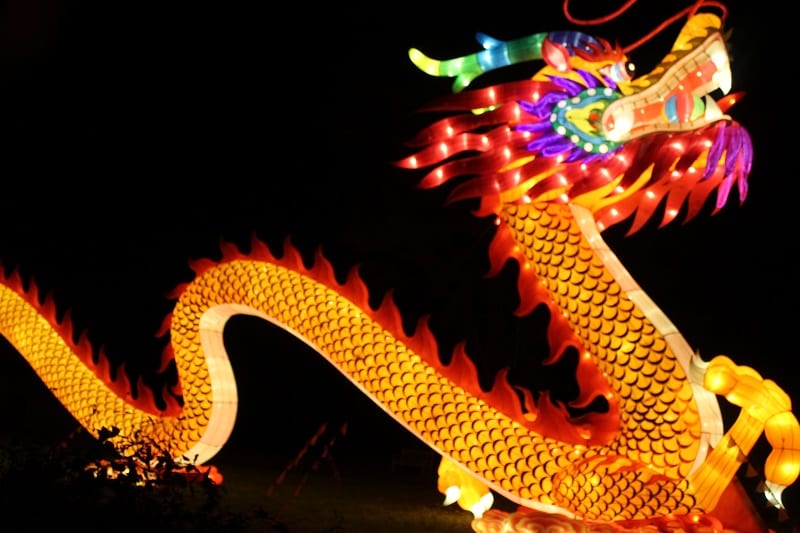 Lantern Asia Dragon