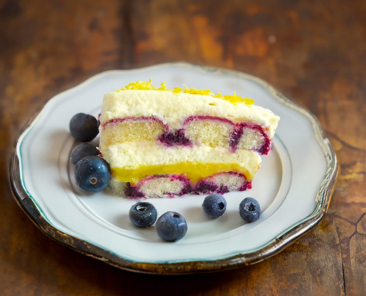 Lemon Blueberry Tiramisu