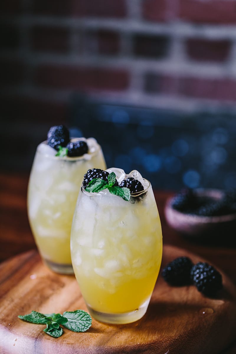 Blackberry Mango Vodka Cooler