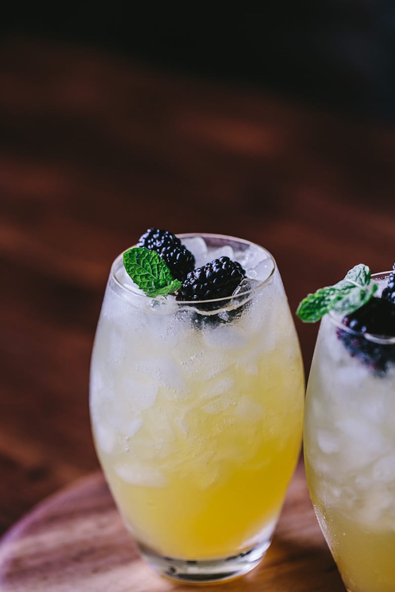 Blackberry Mango Vodka Cooler