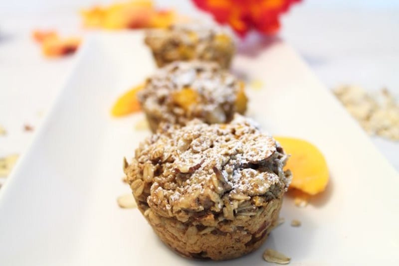 Peach Almond and Oatmeal Bites