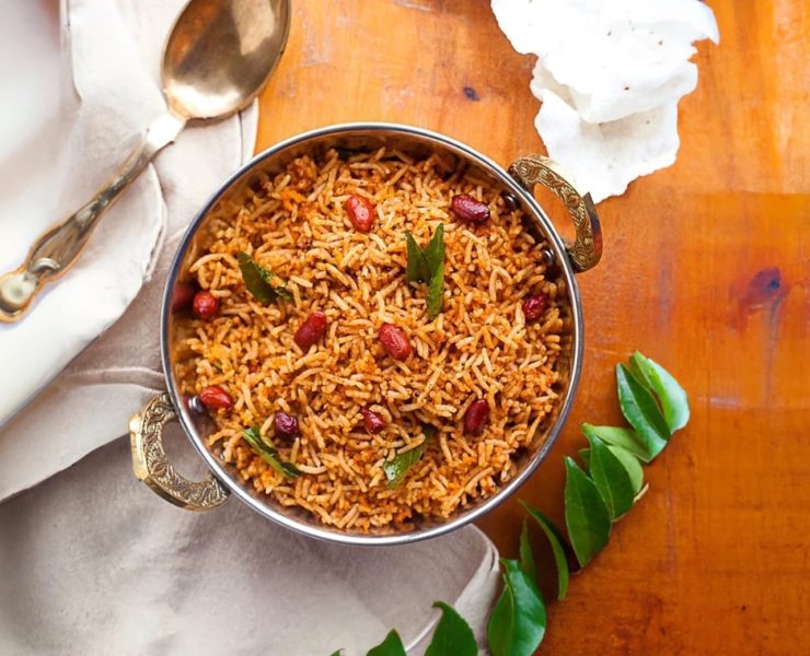 Puliyogare – South Indian Tamarind Rice
