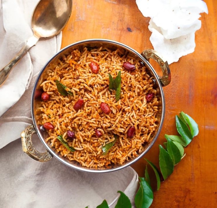 Puliyogare – South Indian Tamarind Rice
