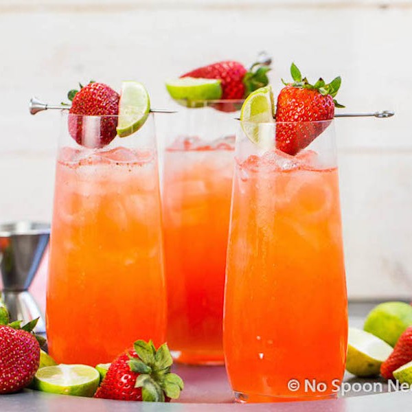 Strawberry Lime Cocktail