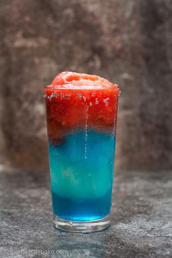 Captain America Slushy A Patriotic Cocktail Honest Cooking 5033