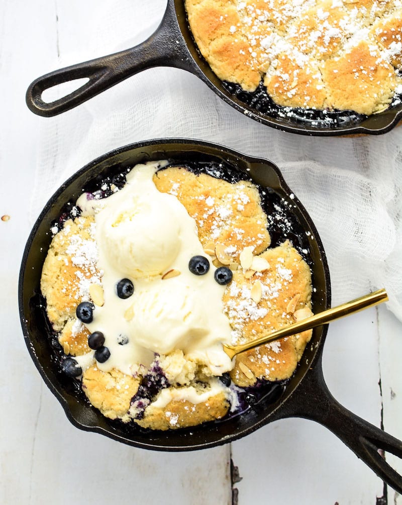 Blueberry Bourbon Cobbler