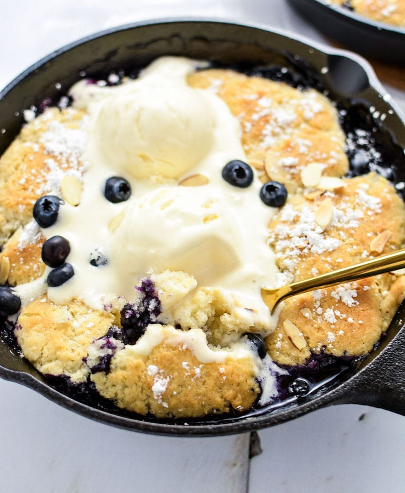 Blueberry Bourbon Cobbler