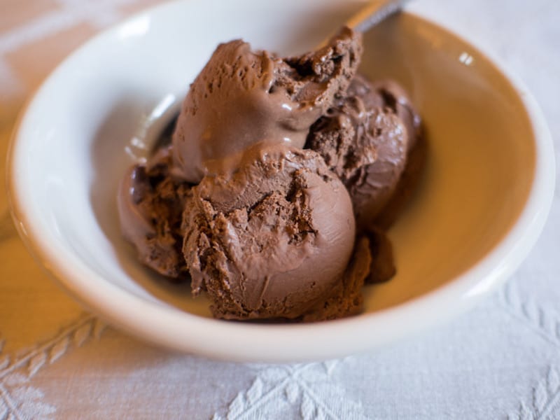 Homemade Chocolate Ice Cream