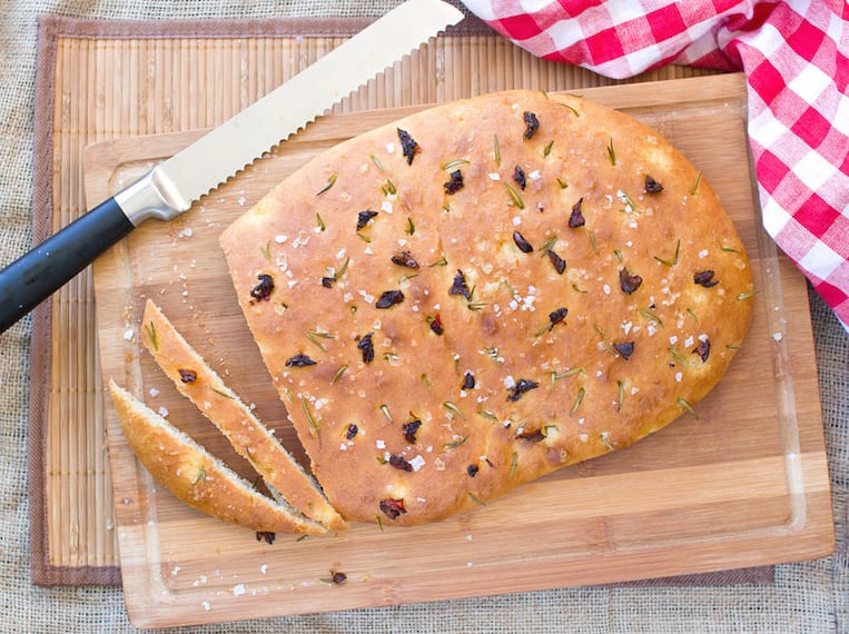 Spelt-Grain Focaccia Bread