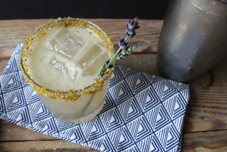 Spring Margarita with Lavender