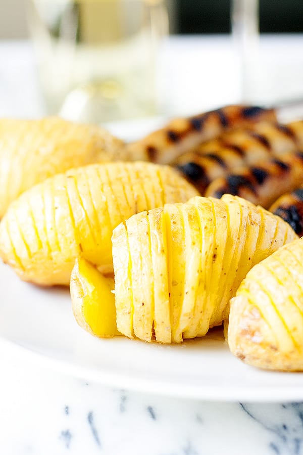 Spiced and Grilled Hasselback Potatoes