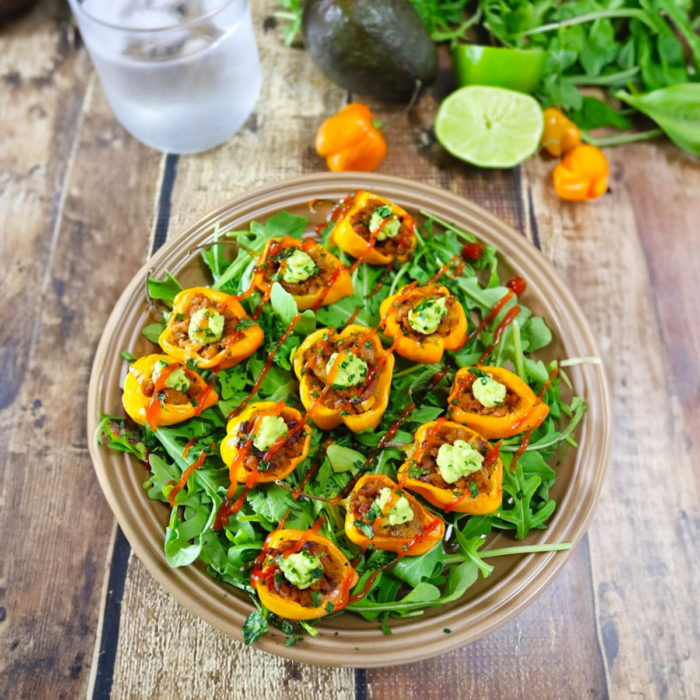 Chipotle Stuffed Habanero Peppers