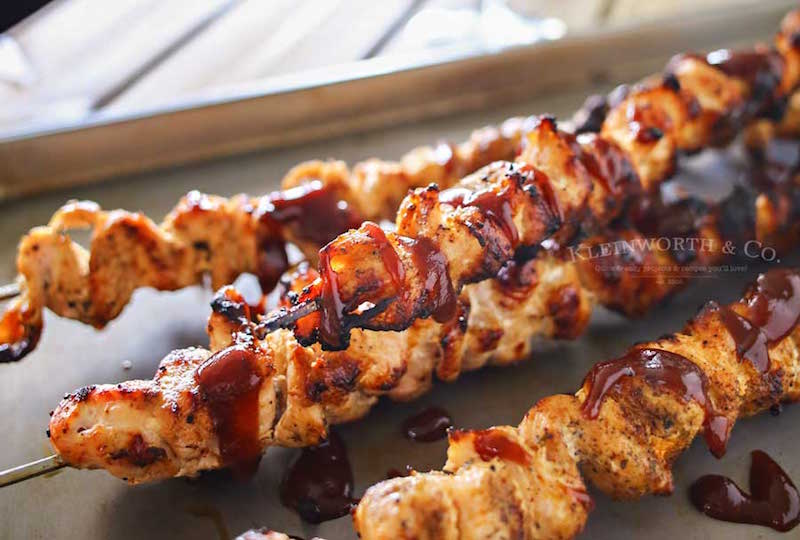 BBQ Chicken Skewers