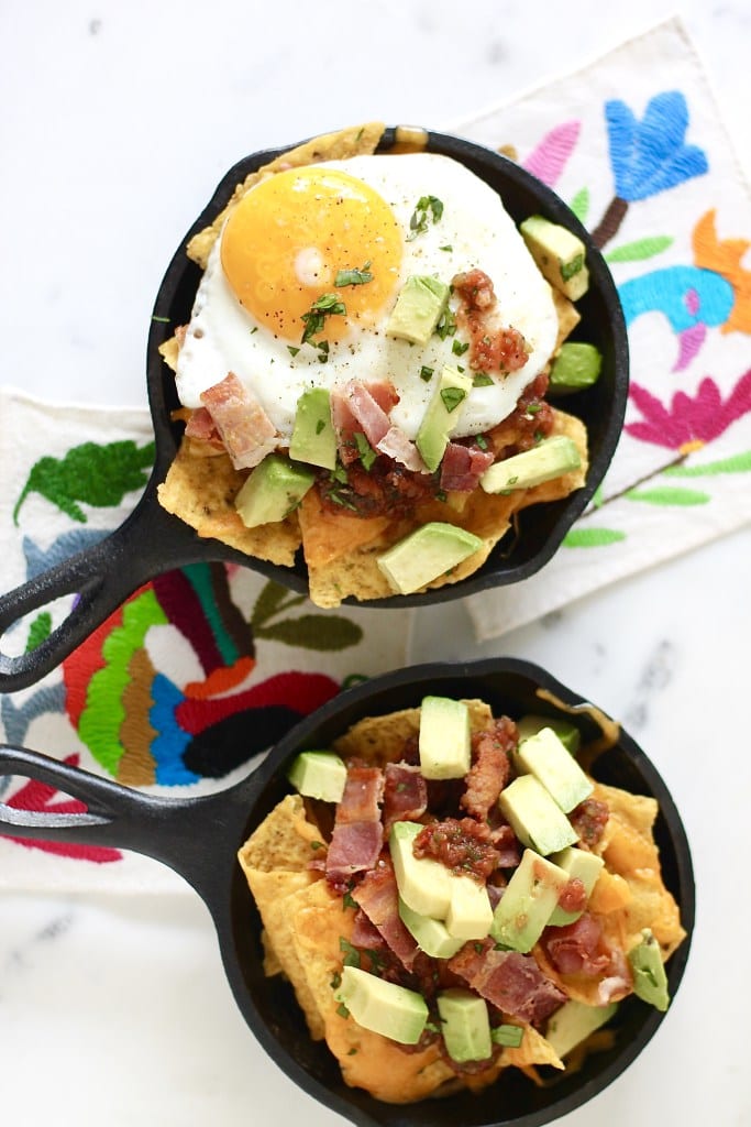 Skillet Breakfast Nachos